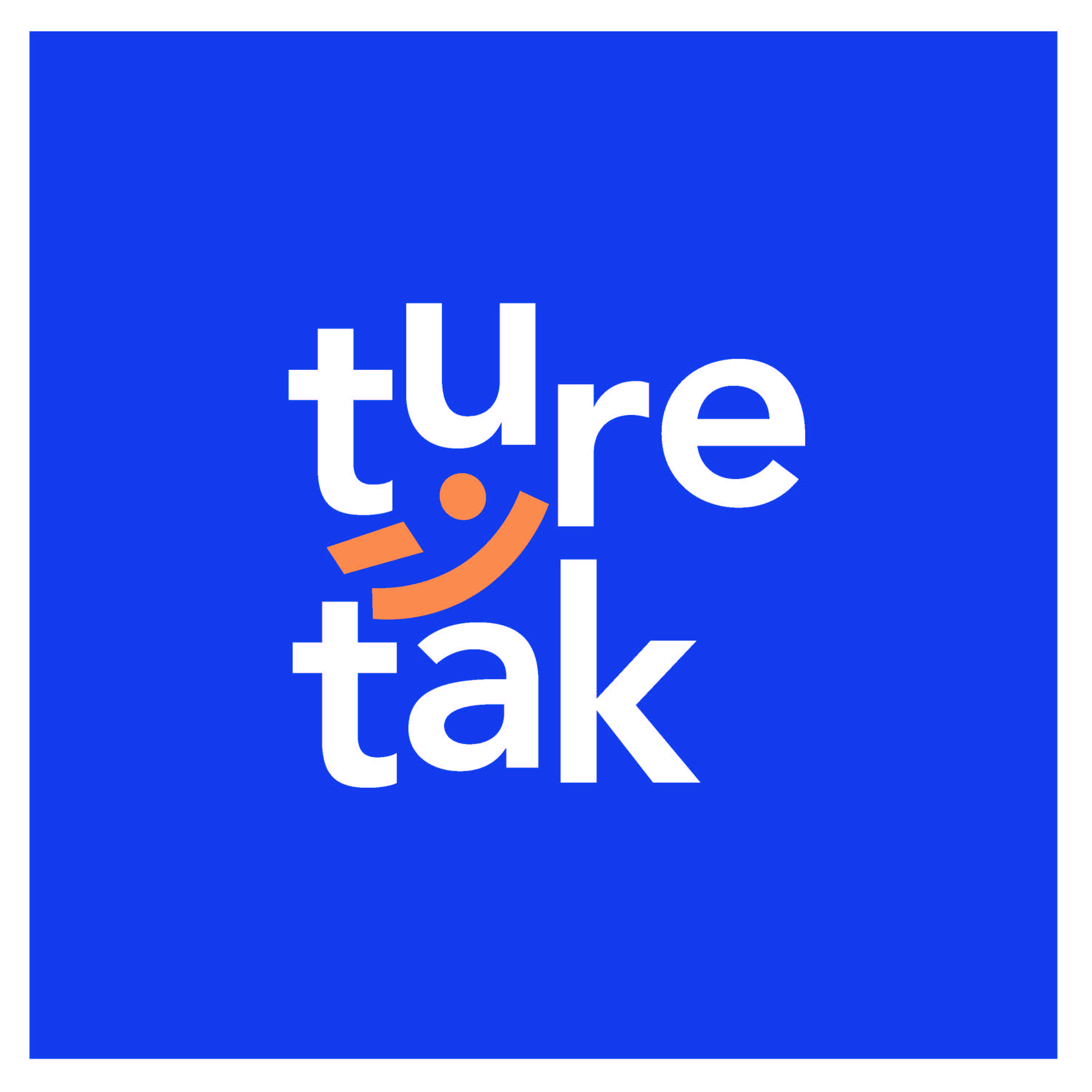 Logo Tureťák v modré variantě